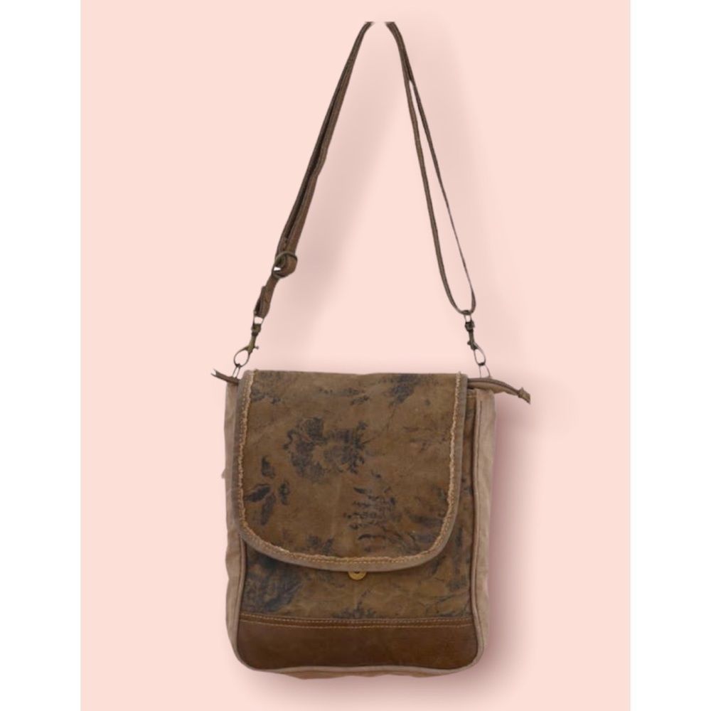 Floral Messenger Bag
